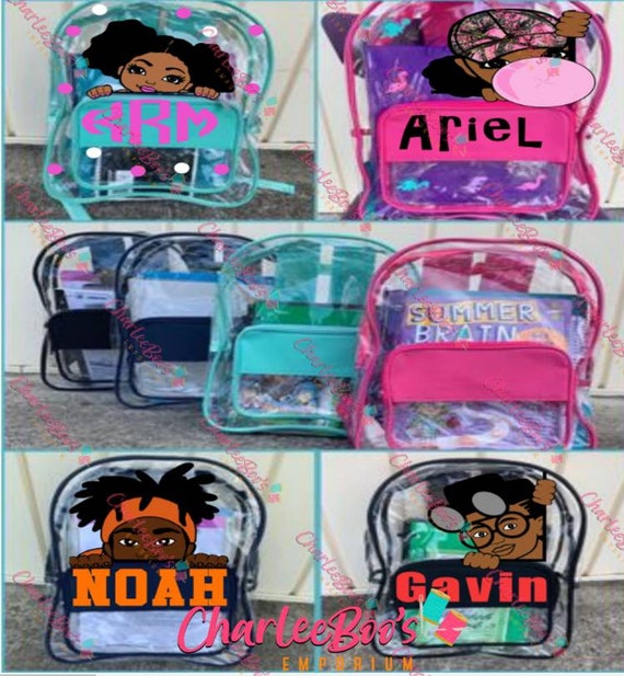 afro bookbag
