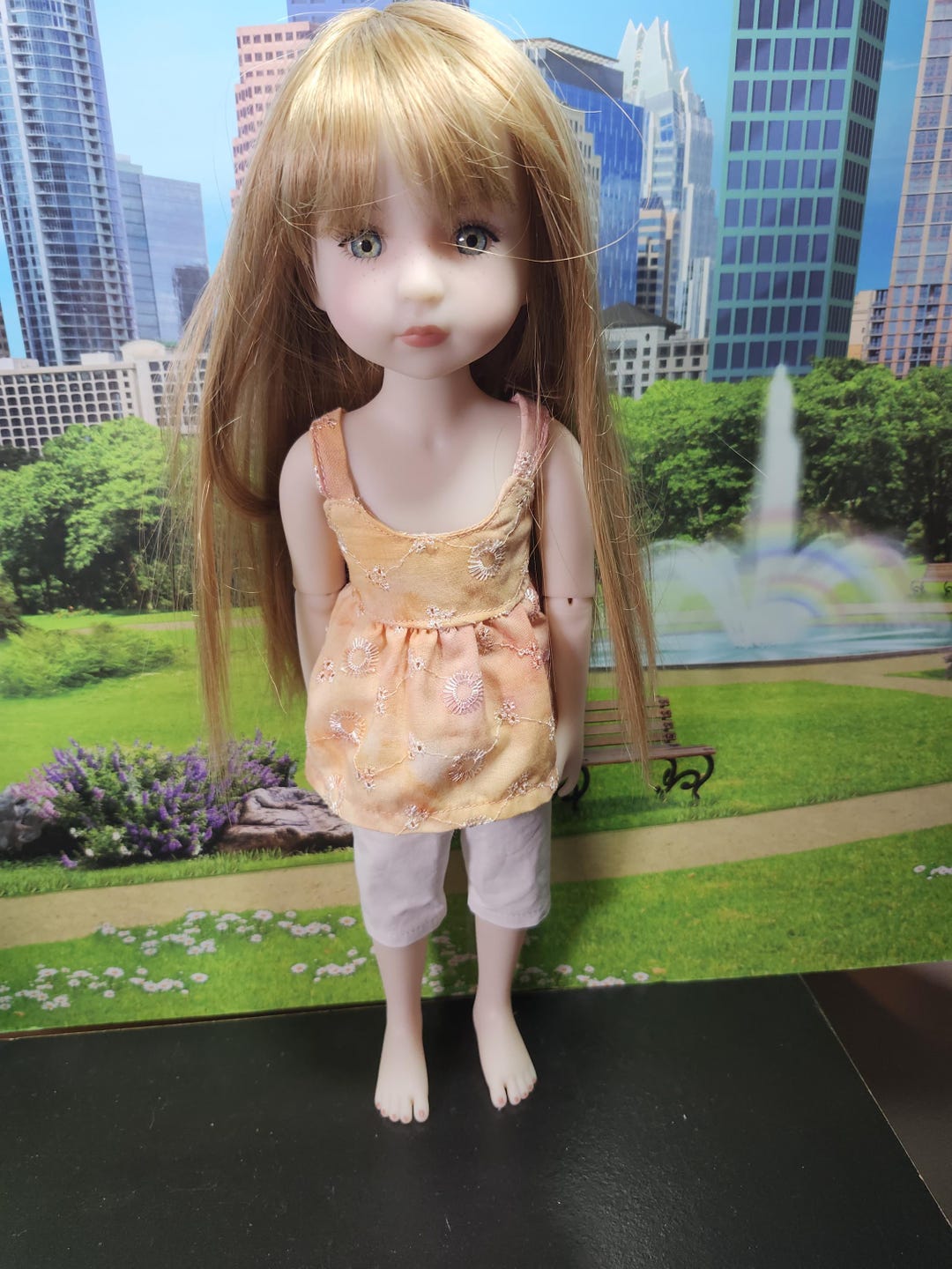 Tops and Capris Made for 15 Inch Ruby Red Fashions Friends Dolls, Peach ...