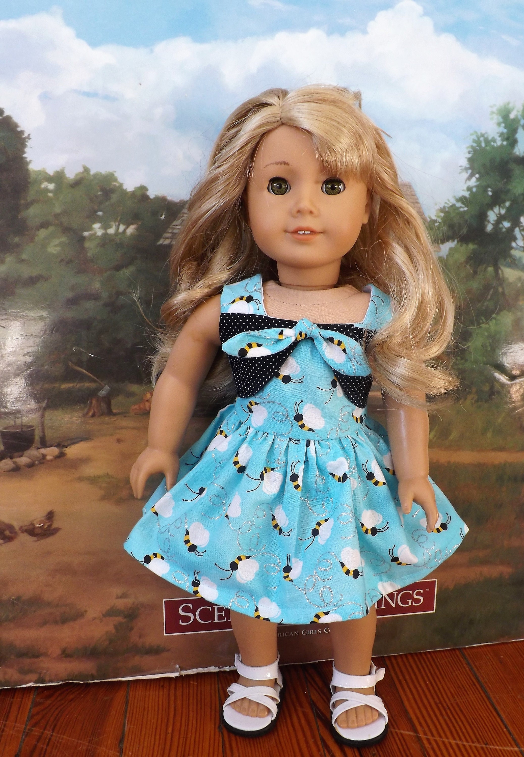 american girl bee dress