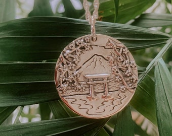 Fuji Japan Cherry Blossom Medal in Sterling Silver