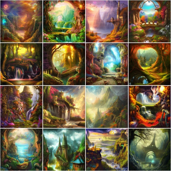 Wall Art Fantasy Etsy