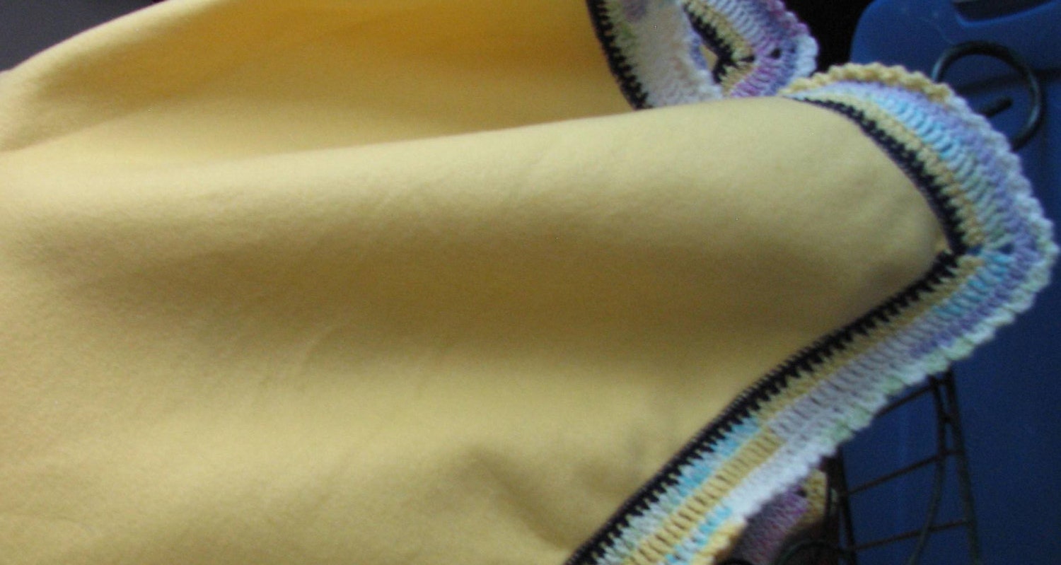 red yellow yellow straw print flannel Fleece blanket ...