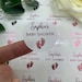 Personalised Baby Shower Foiled Stickers. Party Bag Stickers.  Thank You. 
