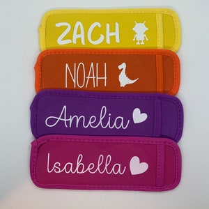 Personalised Ice Lolly Holder. Ice Pop Cover. Ice Cream. Popsicle. Party Favour. Kids Summer