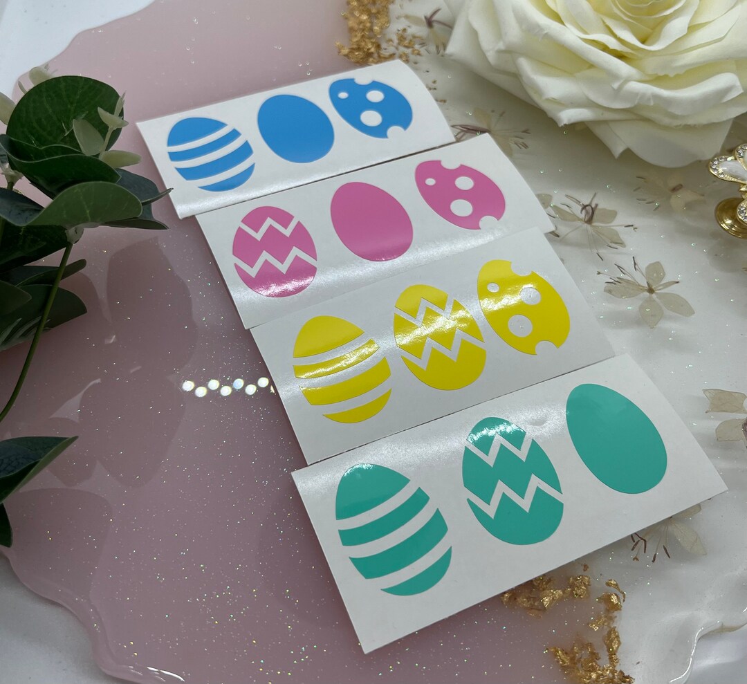 Easter Egg Vinyl Decal, Easter Sticker, Kids Easter, Easter Bunny
