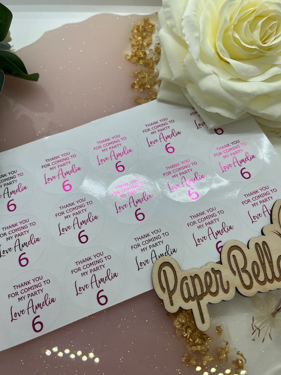 Etichette Per Bomboniere Di Compleanno: Etichette Di
