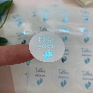 Gepersonaliseerde Akikah, Aqeeqah verijdelde stickers.