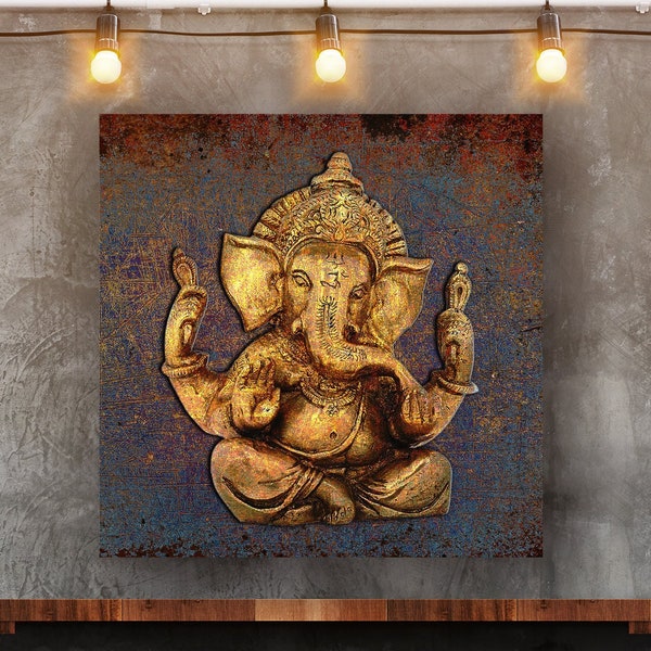 Ganesha Metal Wall Art Etsy