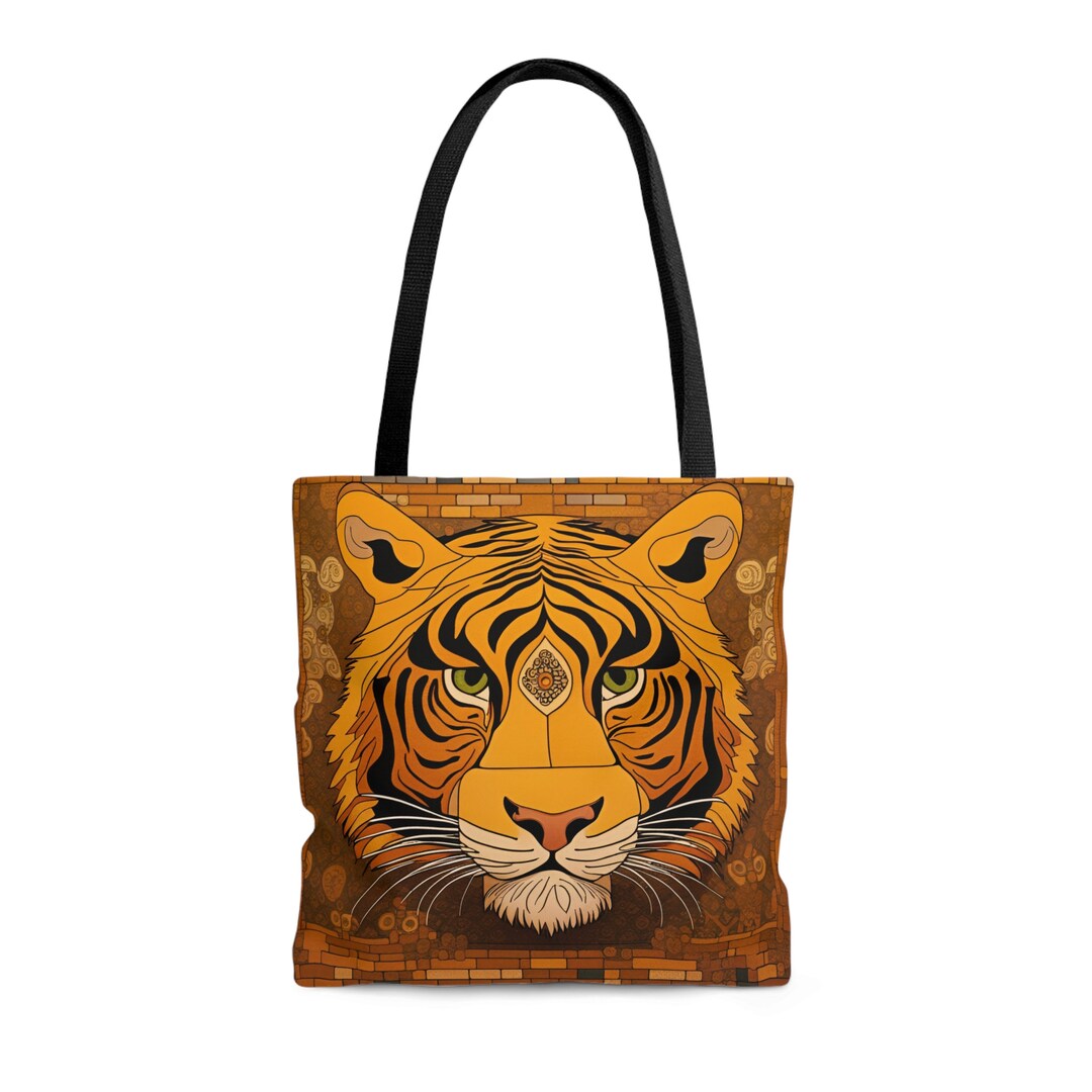 Tiger Themed Bags and Purses Tiger Head in the Style of Etsy