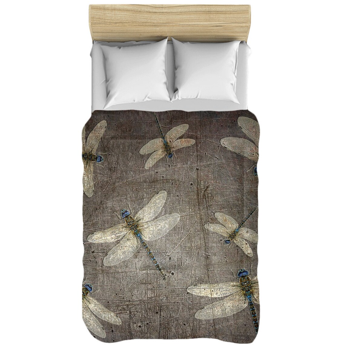 Dragonfly Themed Bedding Flight of Dragonflies on Distressed Etsy