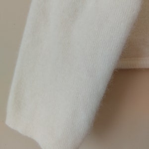 cache-bras vintage en laine angora boléro boléro, cardigan en tricot de laine, pull angora, pull en laine, taille L image 5