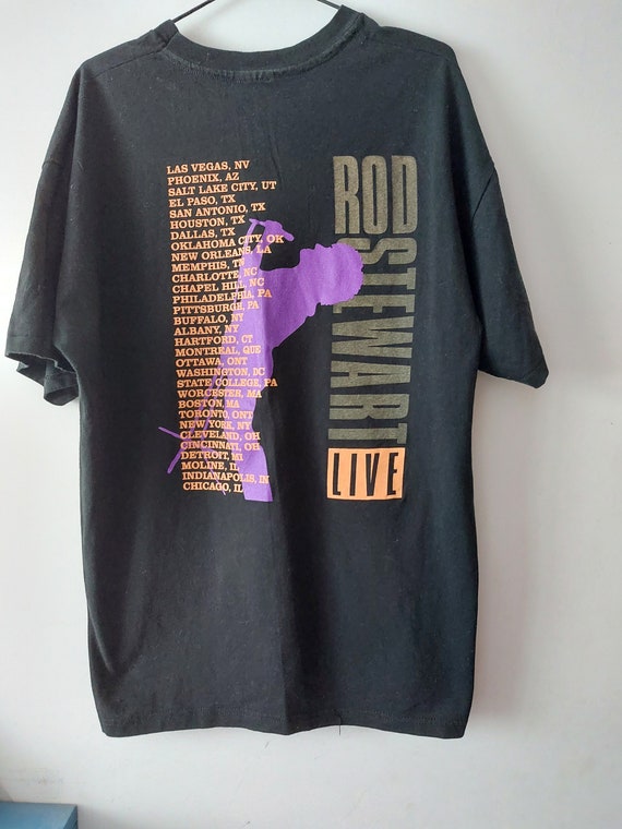 Vintage Rod Stewart Tour 1995 T-Shirt, Band T-Shi… - image 4