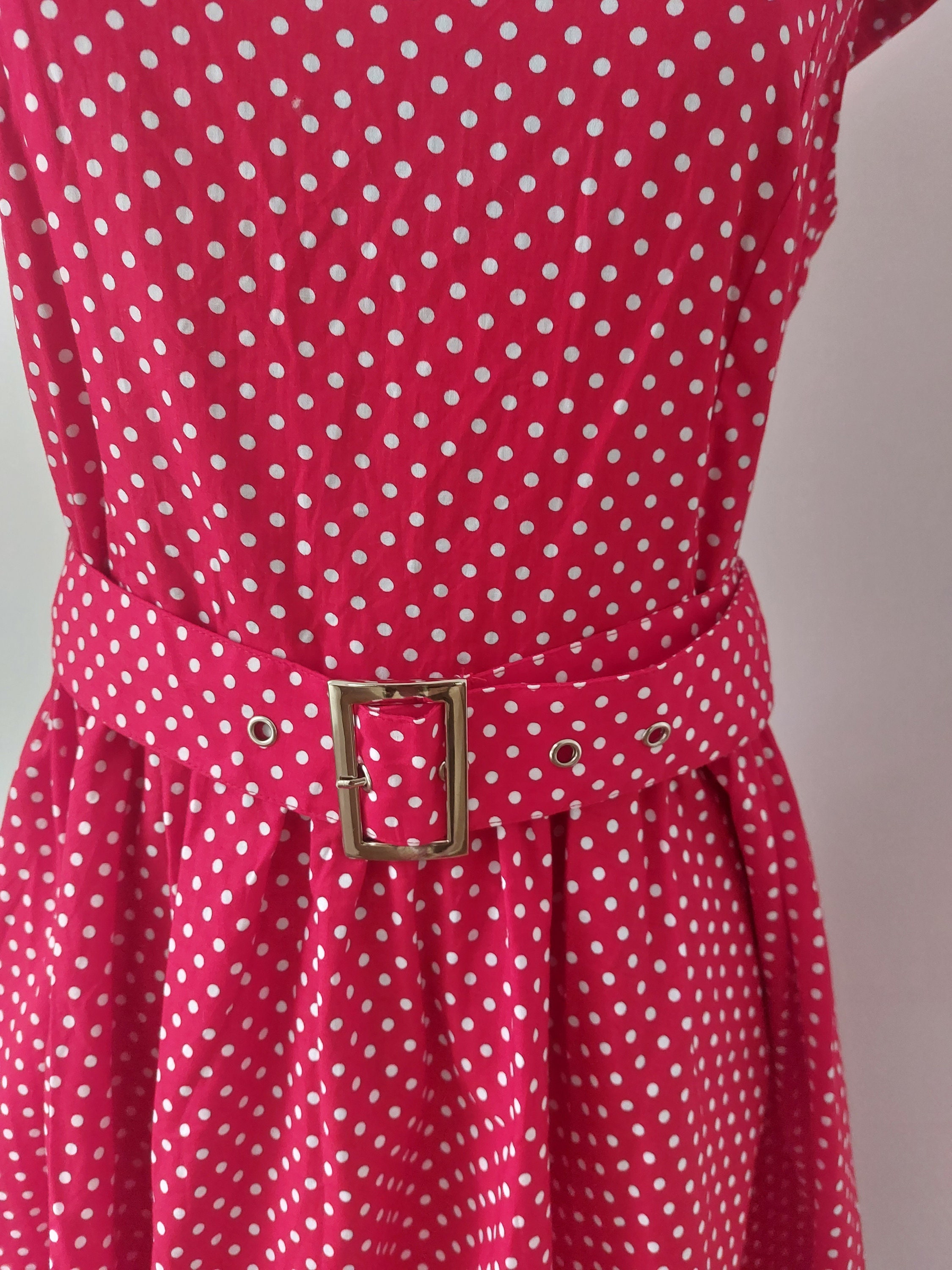 Lindy bop red polka dot dress deals