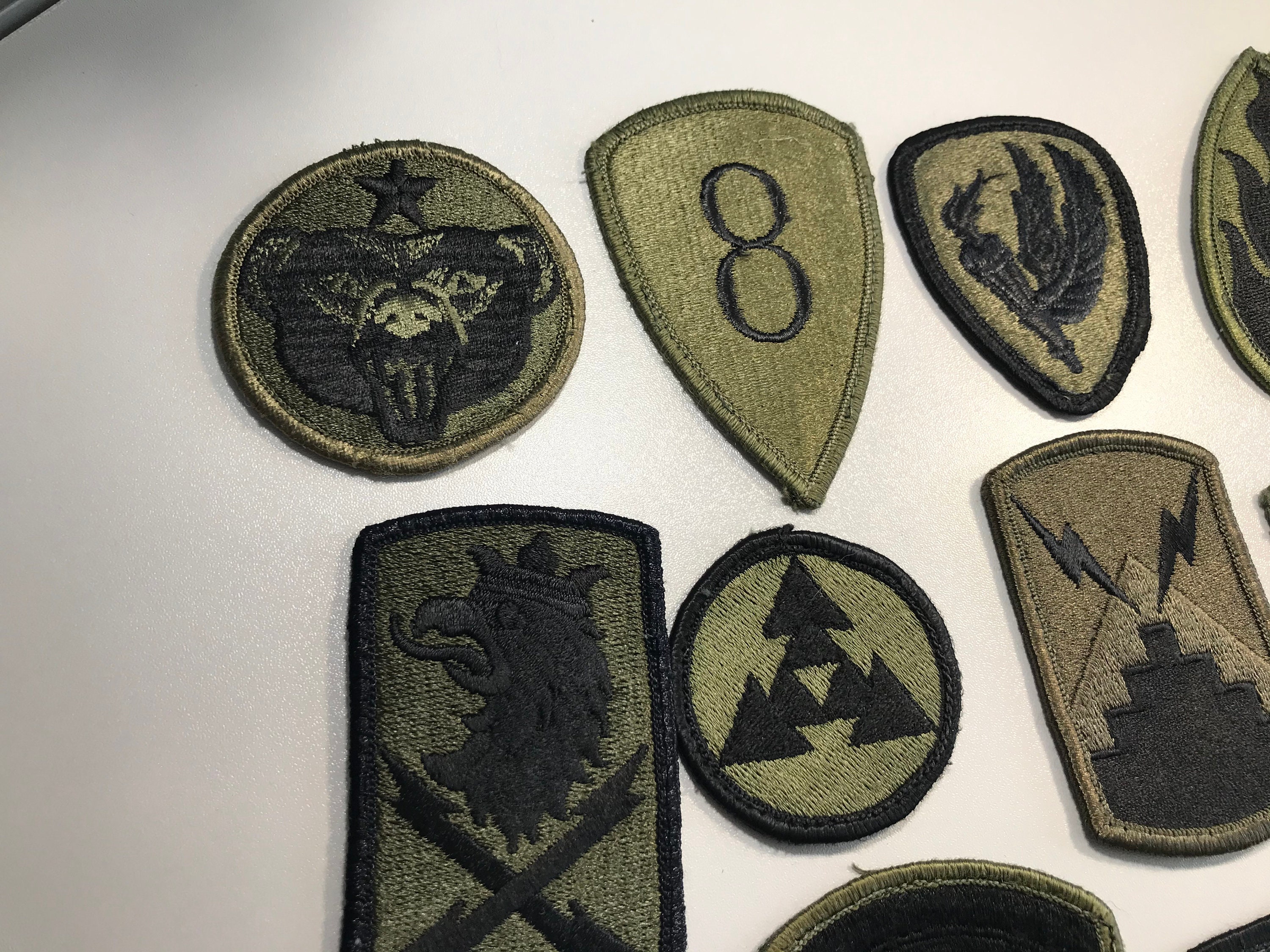 Vintage ARMY PATCHES Military Shoulder Insignia Uniform U.S. Etsy