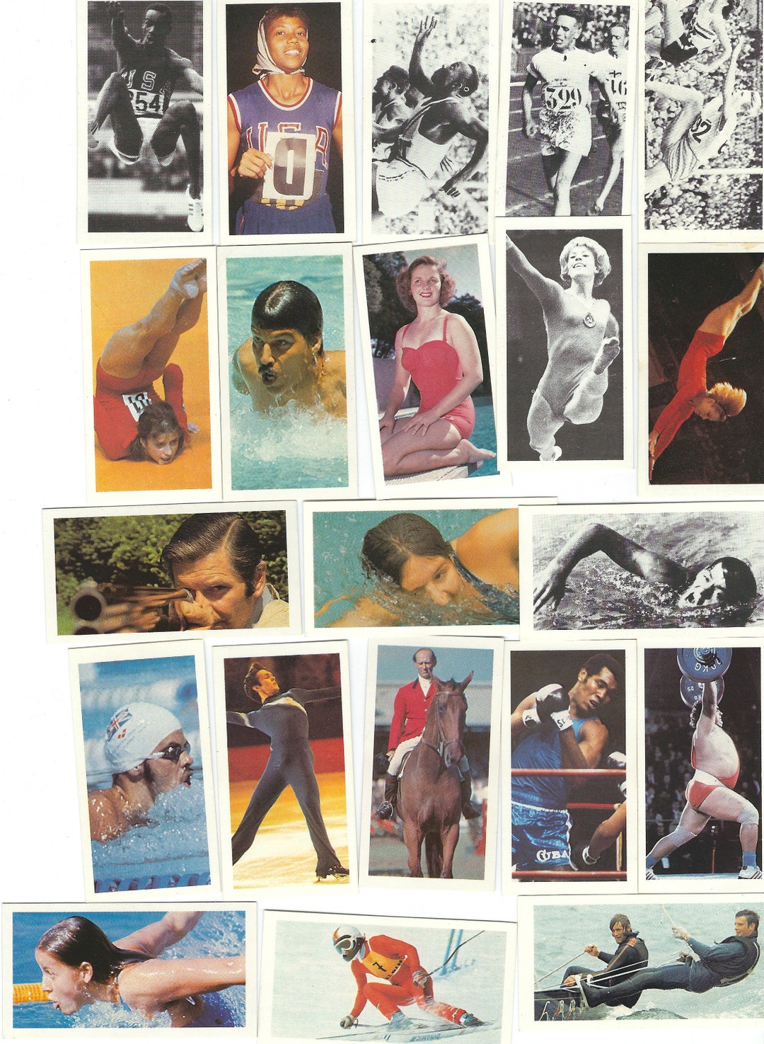 OLYMPIC GREATS 12 Asst Collector Cards Sport Sports Olympics Athlete