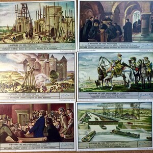 Geschichte der belgischen Provinzen - Limburg 1951 Liebig Trade Cards Vintage französische Belgien Werbekarte LG10