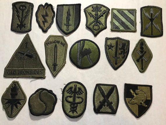 Vintage ARMY PATCHES Military Shoulder Insignia Uniform U.S. Pick A Patch A  