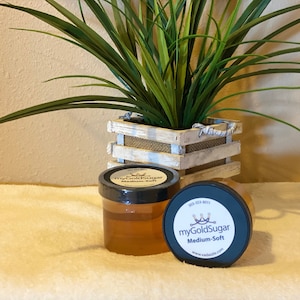 18 oz MEDIUM-SOFT Sugaring Paste/Wax (fine hair, medium cool to cool parts of body, facial hair, peach fuzz, chin)