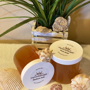 32 oz MEDIUM-SOFT Sugaring Paste/Wax (fine hair, medium cool to cool parts of body, facial hair, peach fuzz, chin)