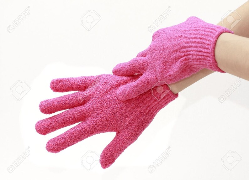 Exfoliating Gloves Etsy