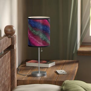 Colorful Abstract Lamp - Modern Table Light, Home Décor, Unique Gift, Bedroom Decor, Living Room Illumination