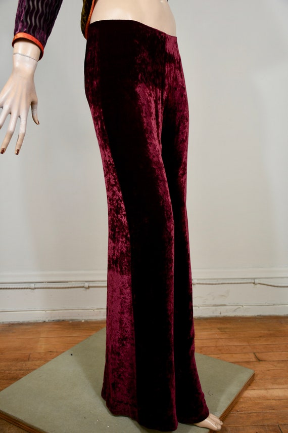 vintage KRIZIA pants, 80s pants, wide leg pants, p