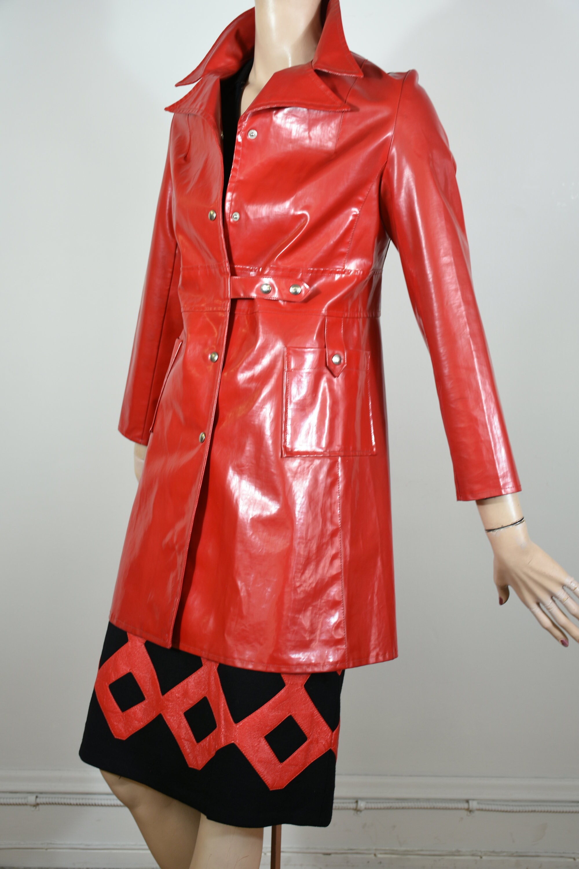 Vintage FRANCE Coat 60s Jacket 60s Coat 