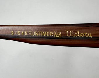 Original 1960s Sunglasses, Suntimer Victory Wood Grain  display picture 1