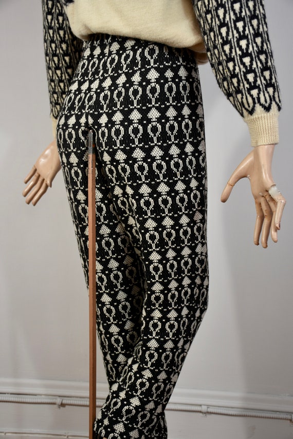 50s pants, 60s pants, cigarette pants, stirrup pa… - image 7