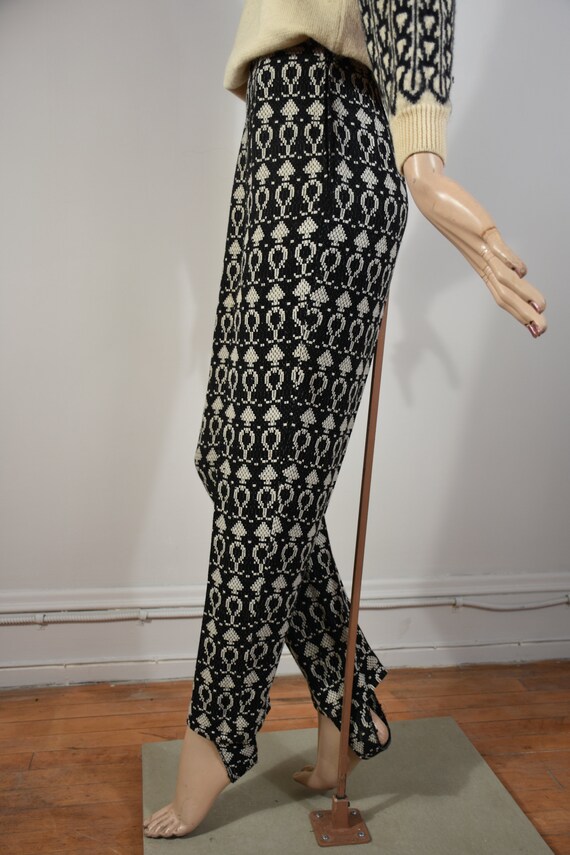 50s pants, 60s pants, cigarette pants, stirrup pa… - image 5