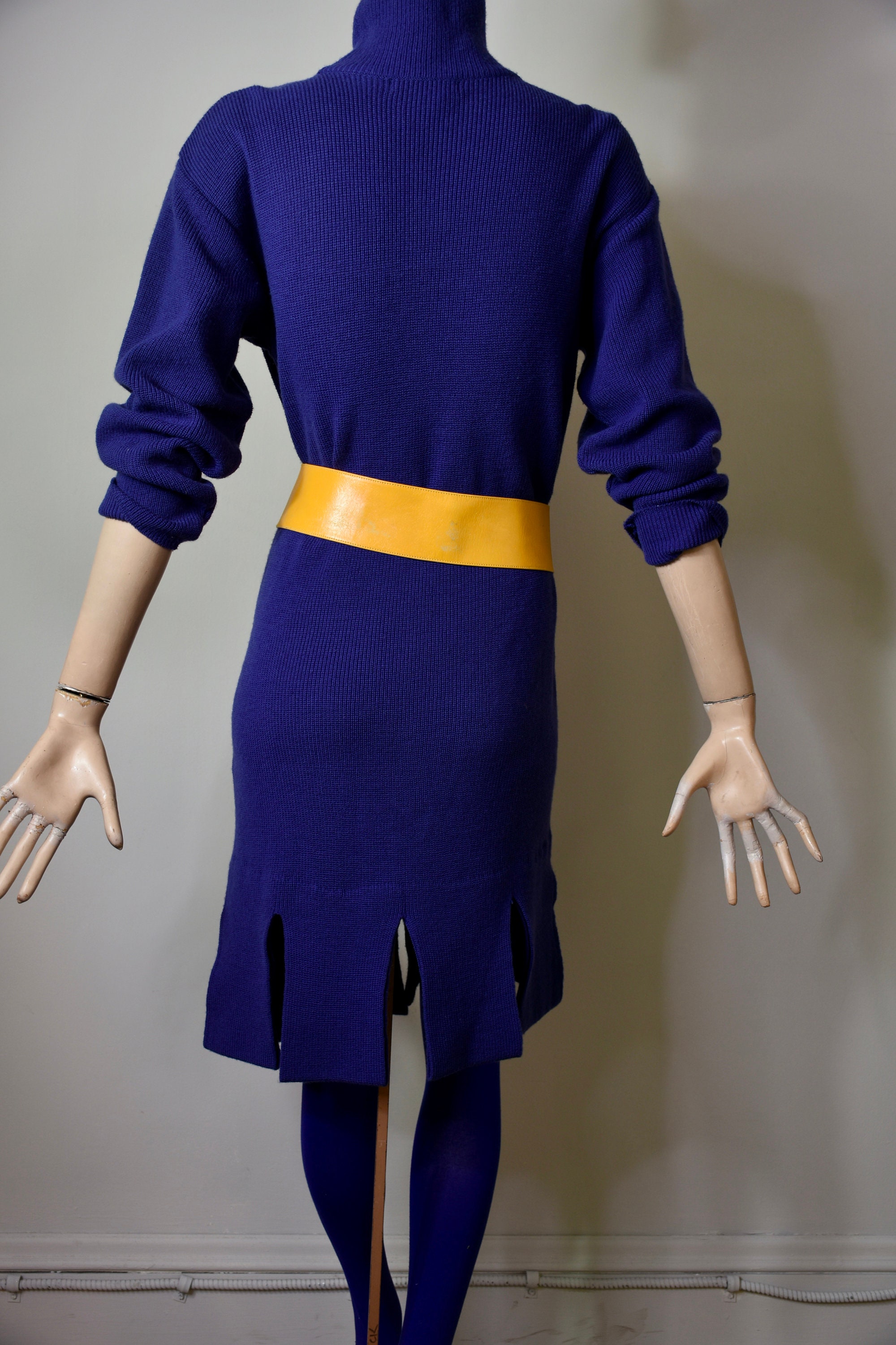 IMANE JACQUARD KNIT DRESS　AMERI　vintage Ameri VINTAGE - セシル様専用 IMANE JACQUARD KNIT DRESSの通販 by