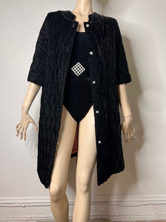 60s coat, 60s jacket, vintage quilted coat jacket… - image 8