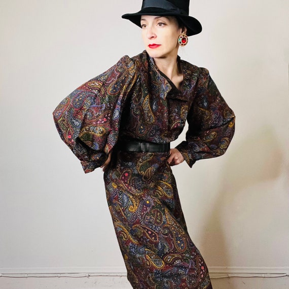 vintage Lanvin dress, 70s dress, shift dress, sac… - image 5