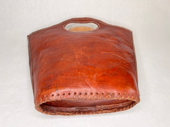 vintage bag, leather bag, bucket bag, hand bag, s… - image 8