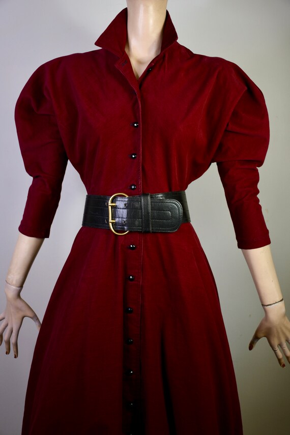 vintage corduroy dress, Betsey Johnson dress, 80s