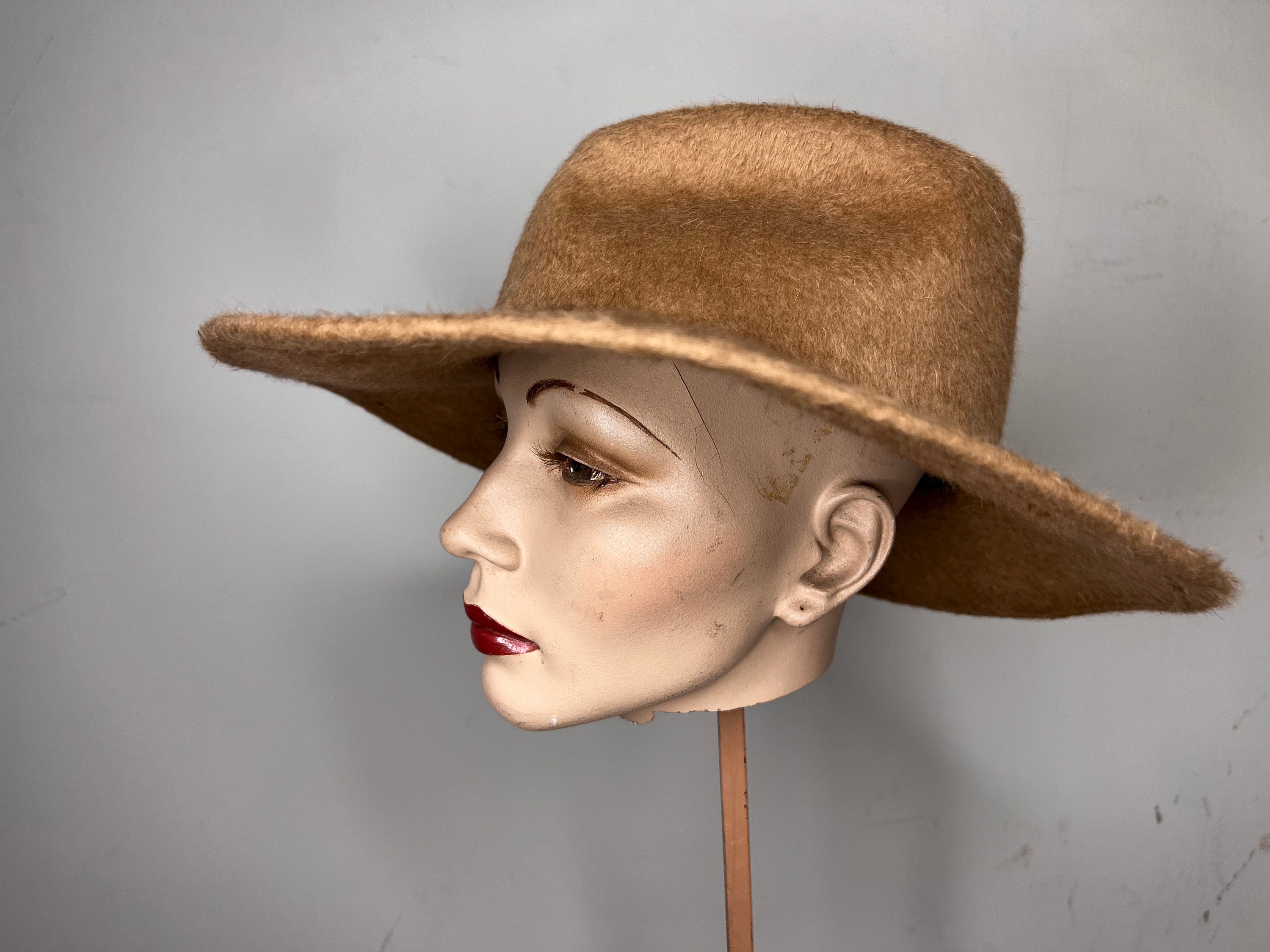 Vintage Patricia Underwood Wide Brimmed Felt Hat Felt Women main image 4