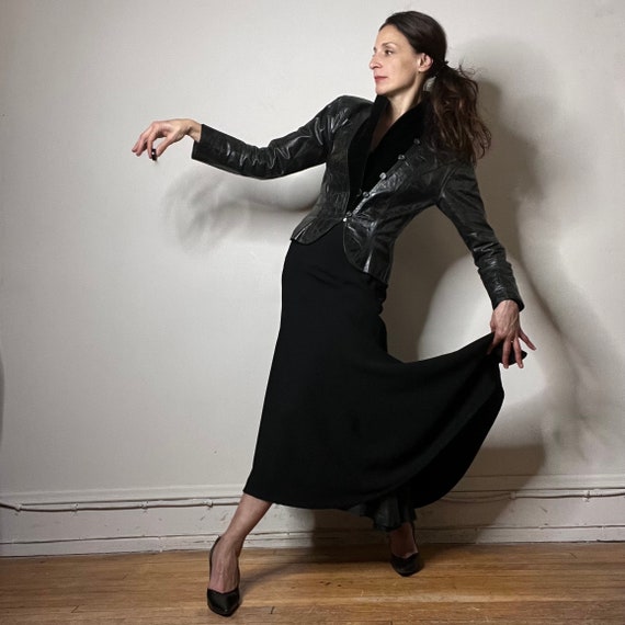 Ivan Grundahl Skirt Black Gored Skirt Fish Tail Skirt Maxi Skirt Black Skirt Etsy UK