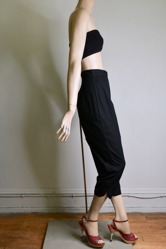 vintage 50s pants, sanforized, cotton pants, capr… - image 8