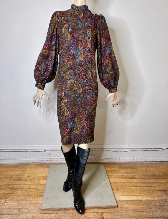 vintage Lanvin dress, 70s dress, shift dress, sac… - image 10