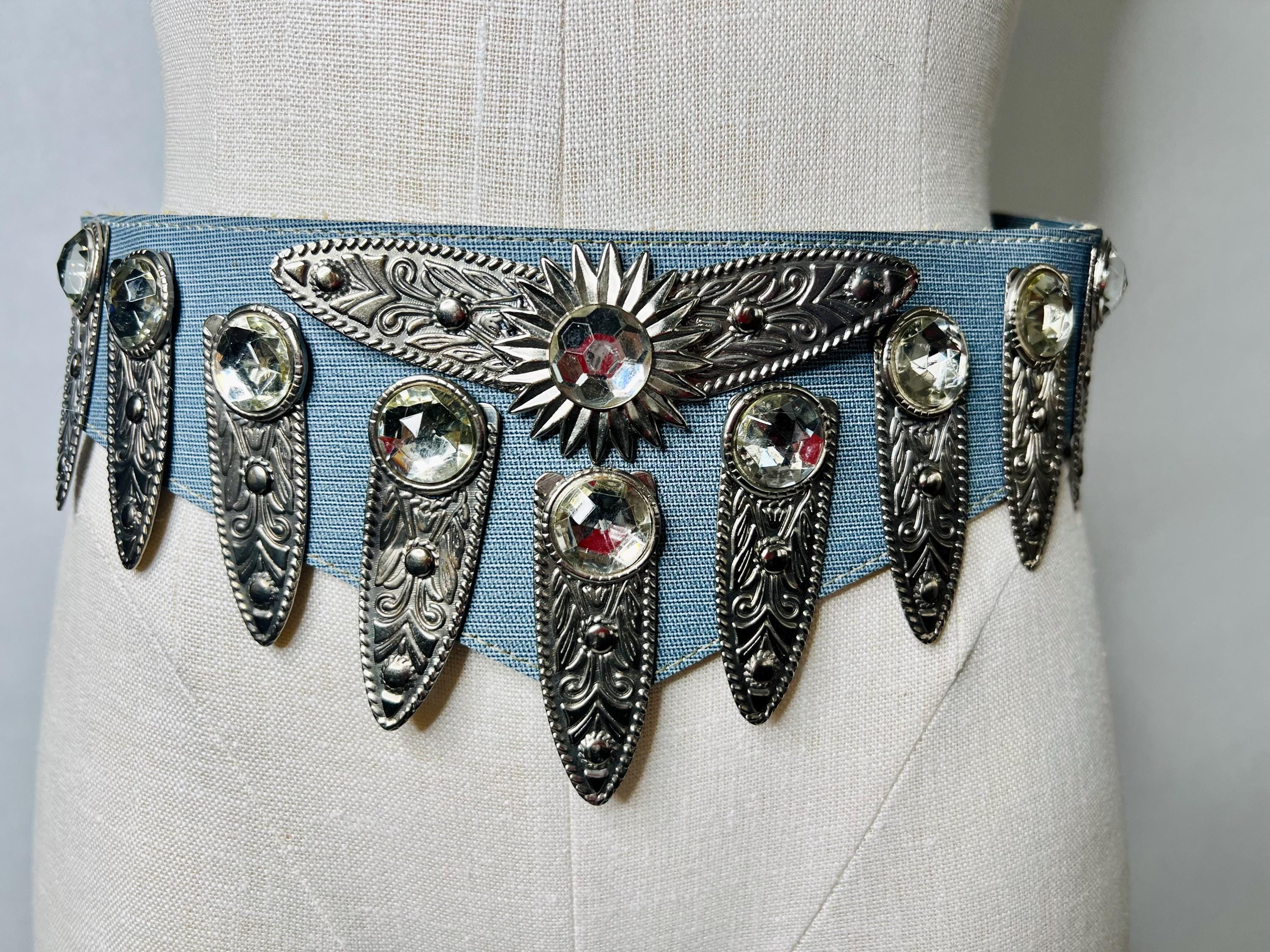 80s Jeweled Belt - Etsy display picture 2