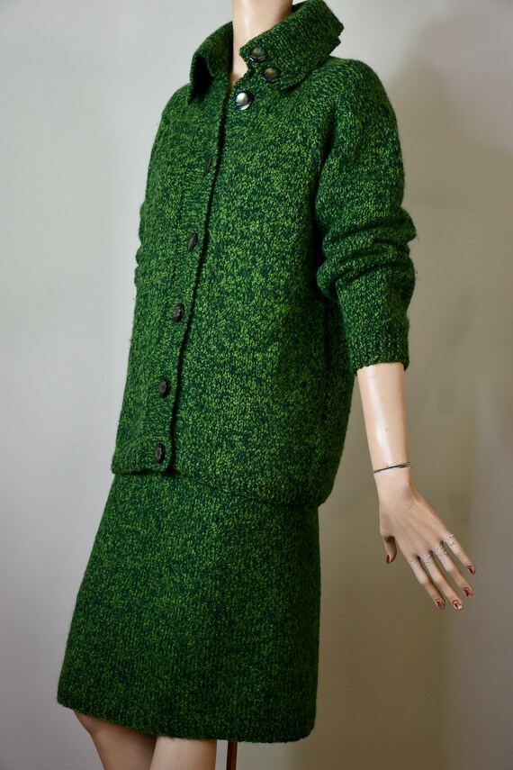 50s cardigan, 50s skirt, 50s knit, 60s knit, sweat