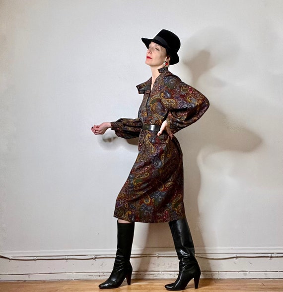 vintage Lanvin dress, 70s dress, shift dress, sac… - image 4
