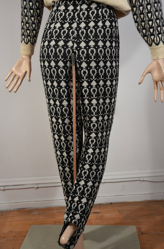 50s pants, 60s pants, cigarette pants, stirrup pa… - image 6