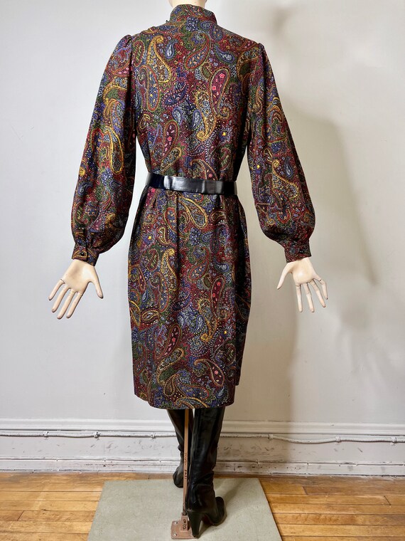 vintage Lanvin dress, 70s dress, shift dress, sac… - image 9