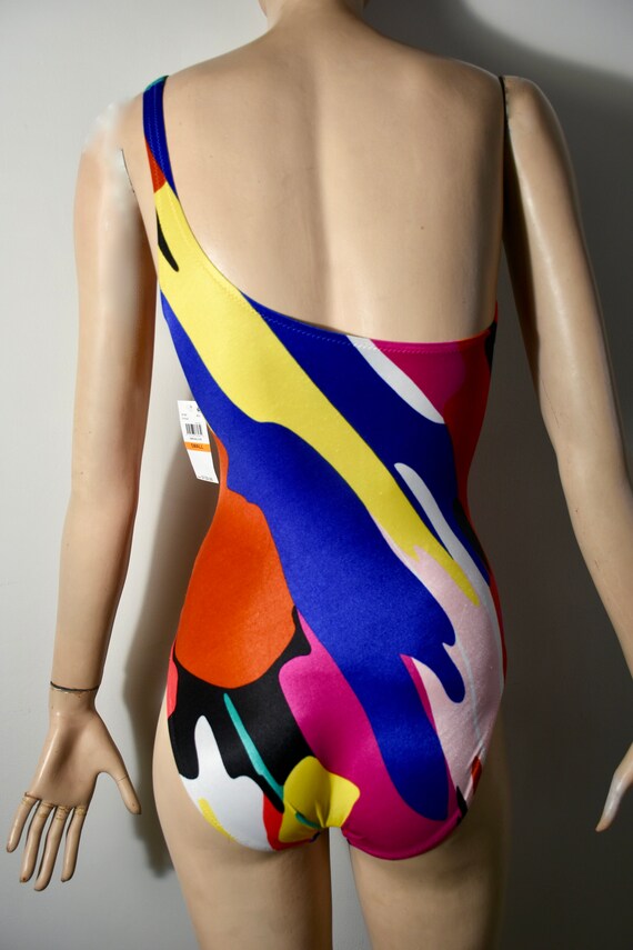 vintage 80s De Weese swim suit, De Weese bathing … - image 3