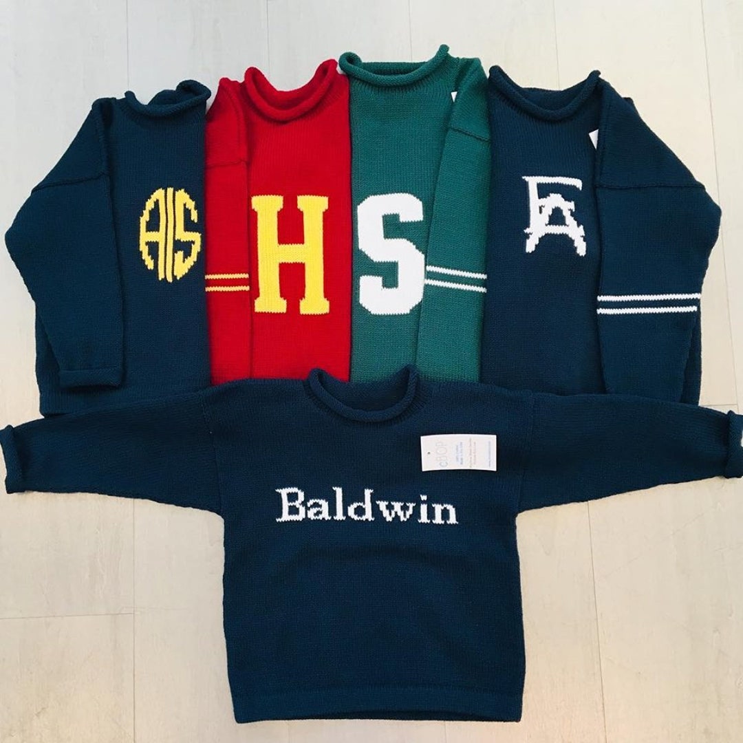 Personalized School Sweaters - Etsy
