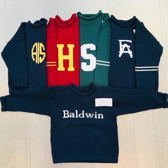 Sueteres escolares personalizados sueteres escolares personalizados con nombre bordado idea de regalo para estudiantes idea de regalo para estudiantes regalo de ropa con espiritu escolar Etsy Mexico