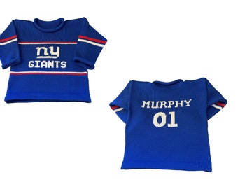 Custom NY Giants Team Spirit Sweater