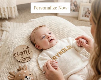 Custom Knit Pullover | Personalized Sweater for Baby and Kids | Winter clothes for babies | Baby pullover | Baby Sweater |
