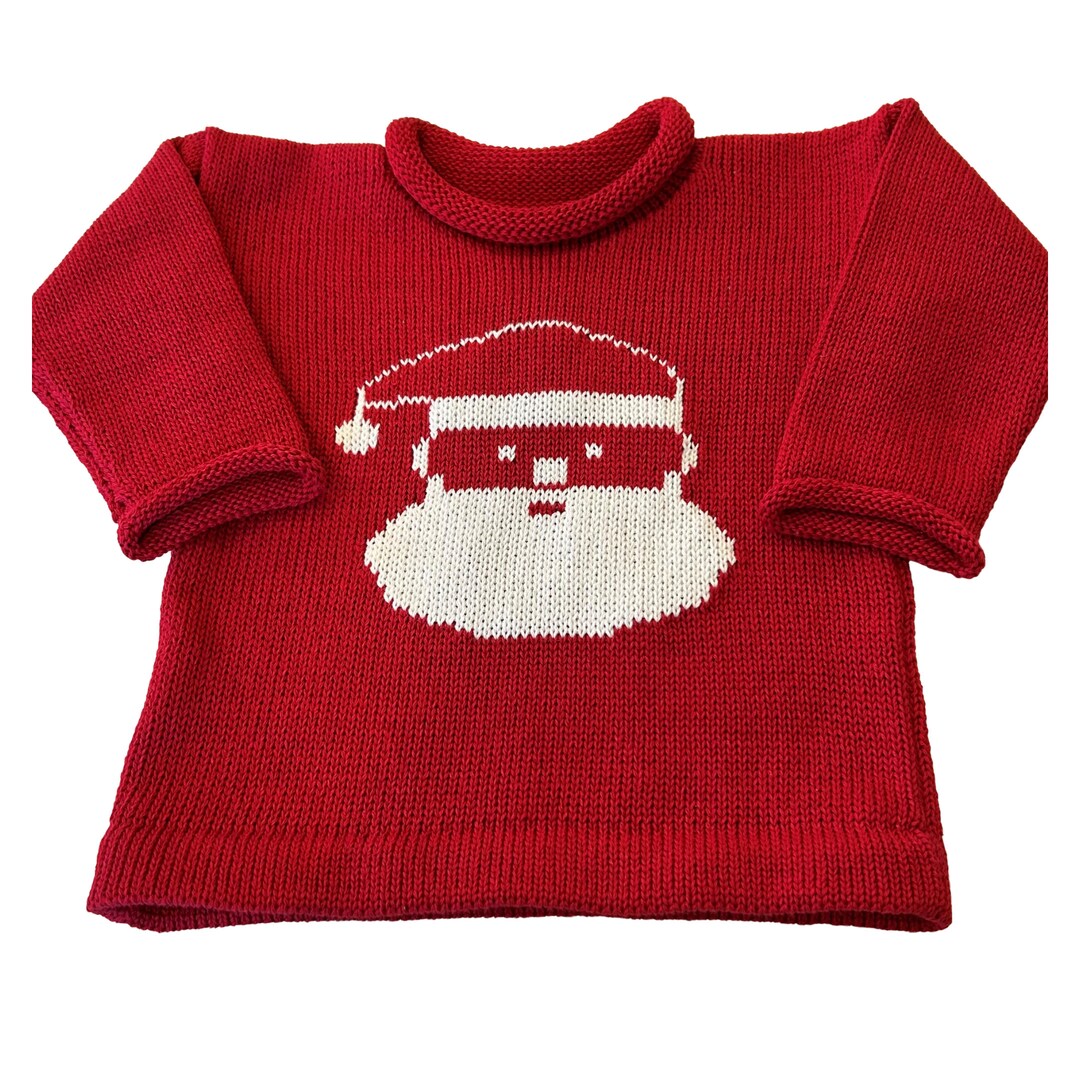 Adorable Santa Claus Sweater - Etsy
